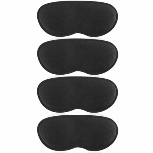 

AOUOA Подушечки для пяток, Подушечки для защиты пяток для предотвращения мозолей, Полустельки для пяток (черный) (2 пары, 4 накладки)