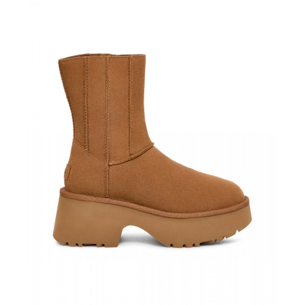

Ugg Chunky Zip Heel Boots Classic TWin Seam NeW Heights W Chestnut 1158313che 220
