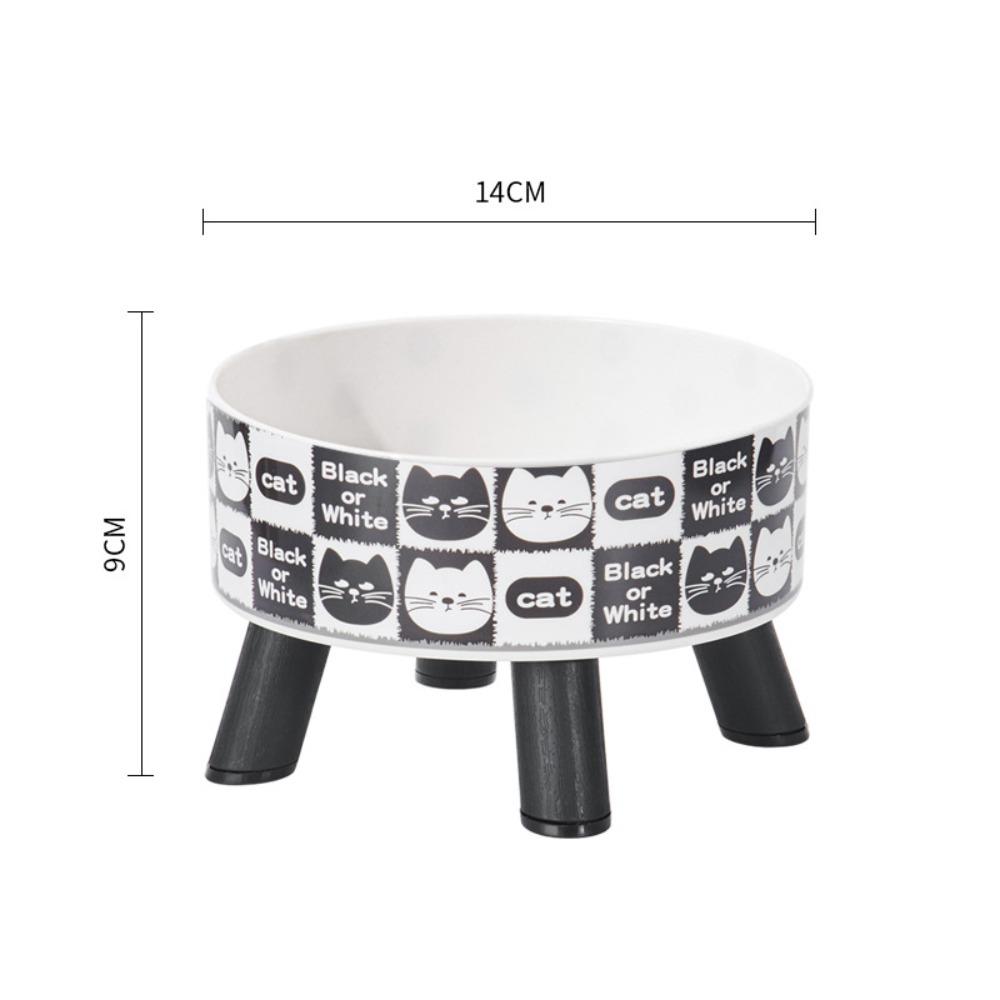 

Противоскользящая миска для собак Простой инструмент для кормления кошек с защитой от падения Держатель для еды Кормушка для собак Дом black-ordinary