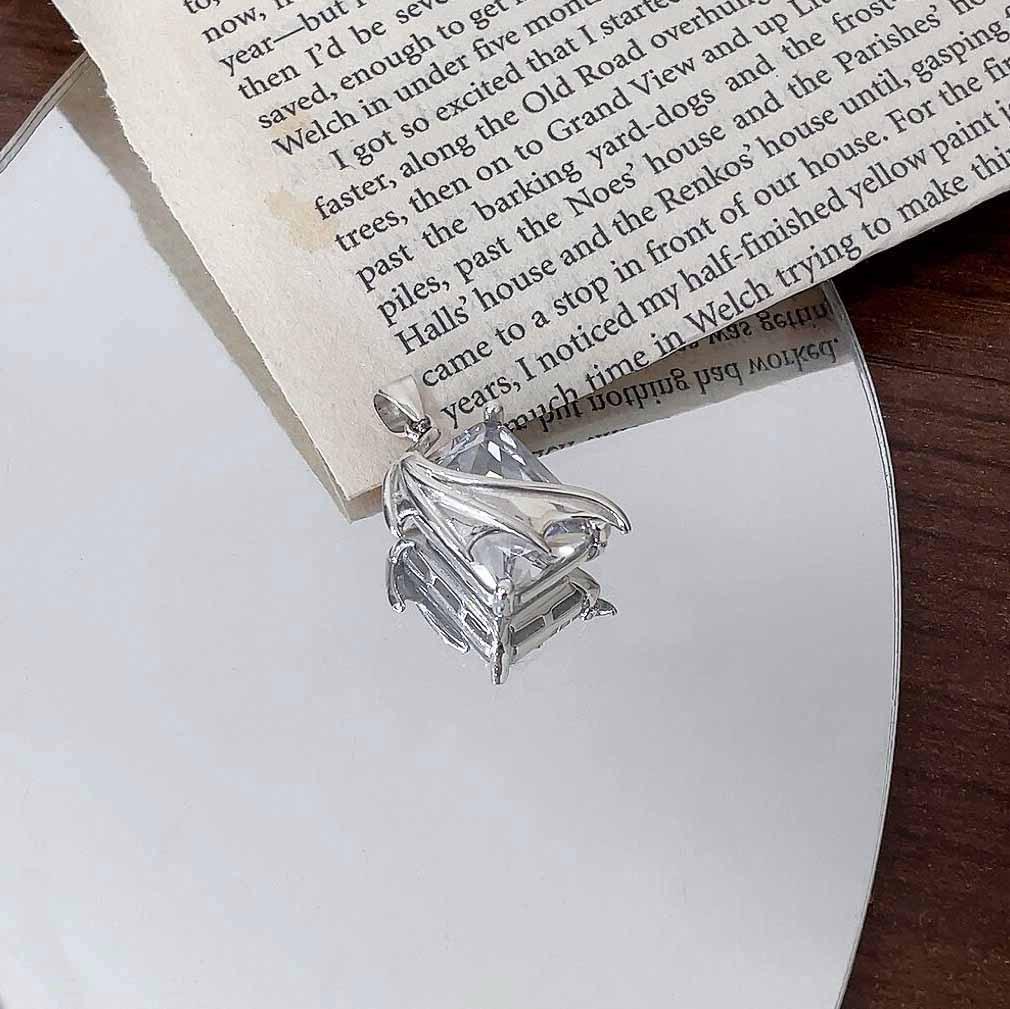 S925 Sterling Silver Korean-Style Olive Bead Clavicle Necklace for Women 925 Sterling Silver