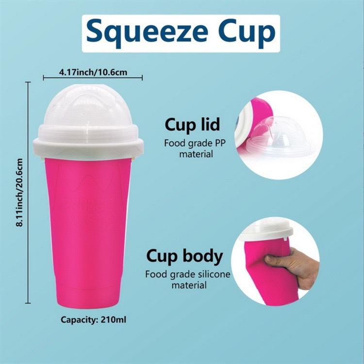 Large Capacity Ice Smoothie & Slushy Shaker Cup for Summer