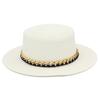New French summer sun hat women's Panama straw hat fashion outdoor beach hat versatile breathable top hat