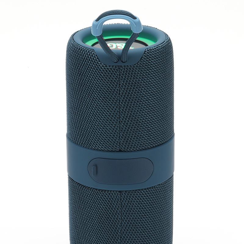 TG671 LED Fabric Bluetooth Speaker, Portable TWS with Card Slot