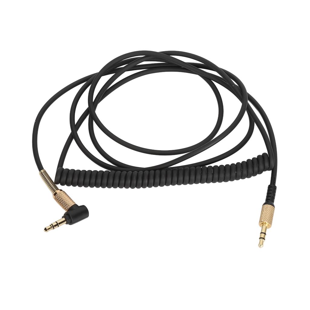 3.5mm to 3.5mm Coiled Cable Replacement 3.5mm Male to 3.5mm Male Cable Extension Cord for Monitor 2 II Mid A.N.C Major