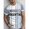 Fashion Men's Crew Neck Short Sleeve 3D Ball Suit Color Printing Ball Suit Short Sleeve Crew Neck T-Shirt
