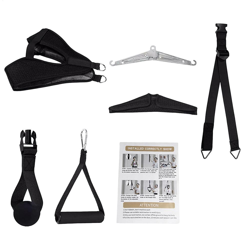 Cervical Traction Device Neck Stretcher Strap Neck Traction Devices Home Use Portable Neck Sling For Spine Relaxation Cervical