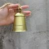 Christmas Brass Bell Hanging Decoration Rustic Vintage Cluster Cow Bell On Rope Living Room Bedroom Wall Hanging Decorative Jingle Bell