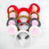 Plush Mouse Ears Headbands Cartoon Animal Ears Hair Hoop Cute Bear Ears Hairband Halloween Party Costume Photo Props