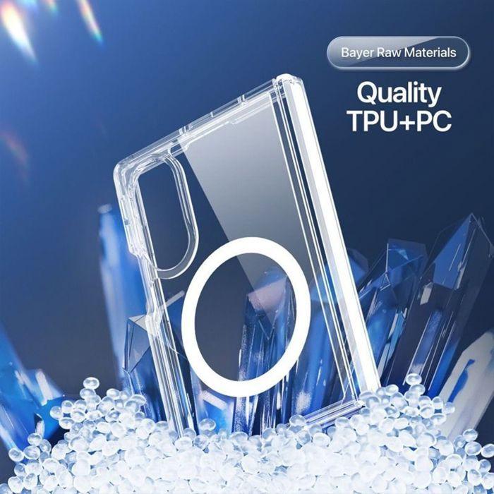 Coque pour Samsung Galaxy Z Fold 8, Protection avec Cercle Magnétique Antichoc - Transparent