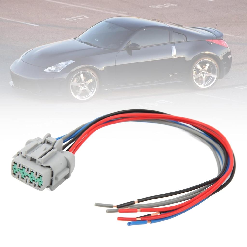Headlight Connector Harness, 8 Pin Headlight Connector Pigtail 26010 CF40B Stable Flexible Suitable for 350Z Headlight