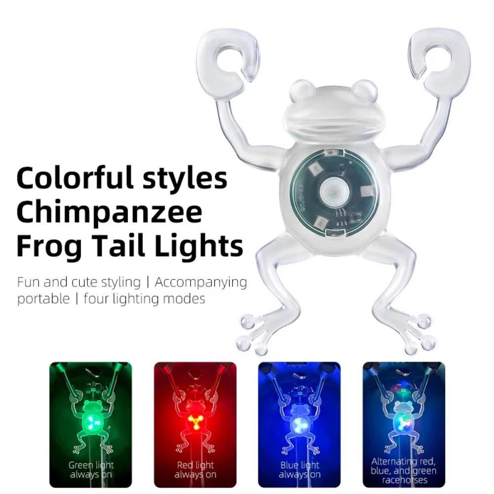 IPX6 Waterproof Bicycle Rear Taillight Red/Multicolor Light Night Riding Warning Lamp MTB Riding
