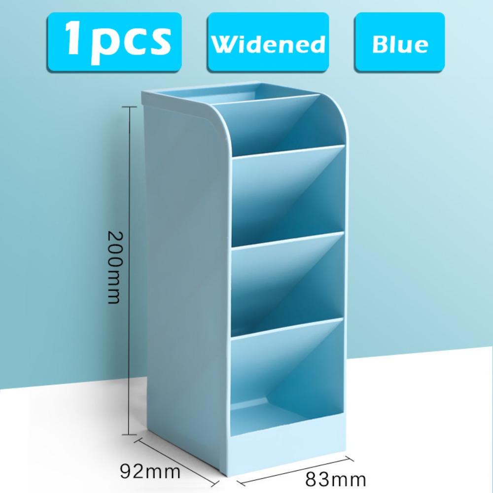 Plastic Pen Holder Large Capacity Stationery Display Stand Simple Pen Bucket  Gift