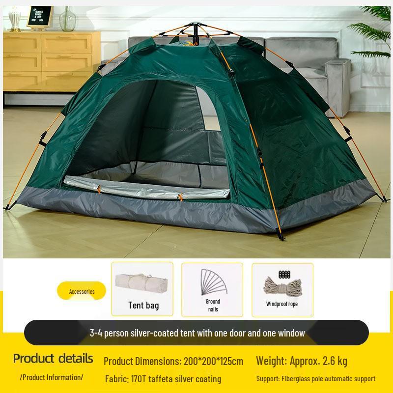 Automatisches Quick-Open Outdoor Camping- und Strand-Sonnenschirmzelt