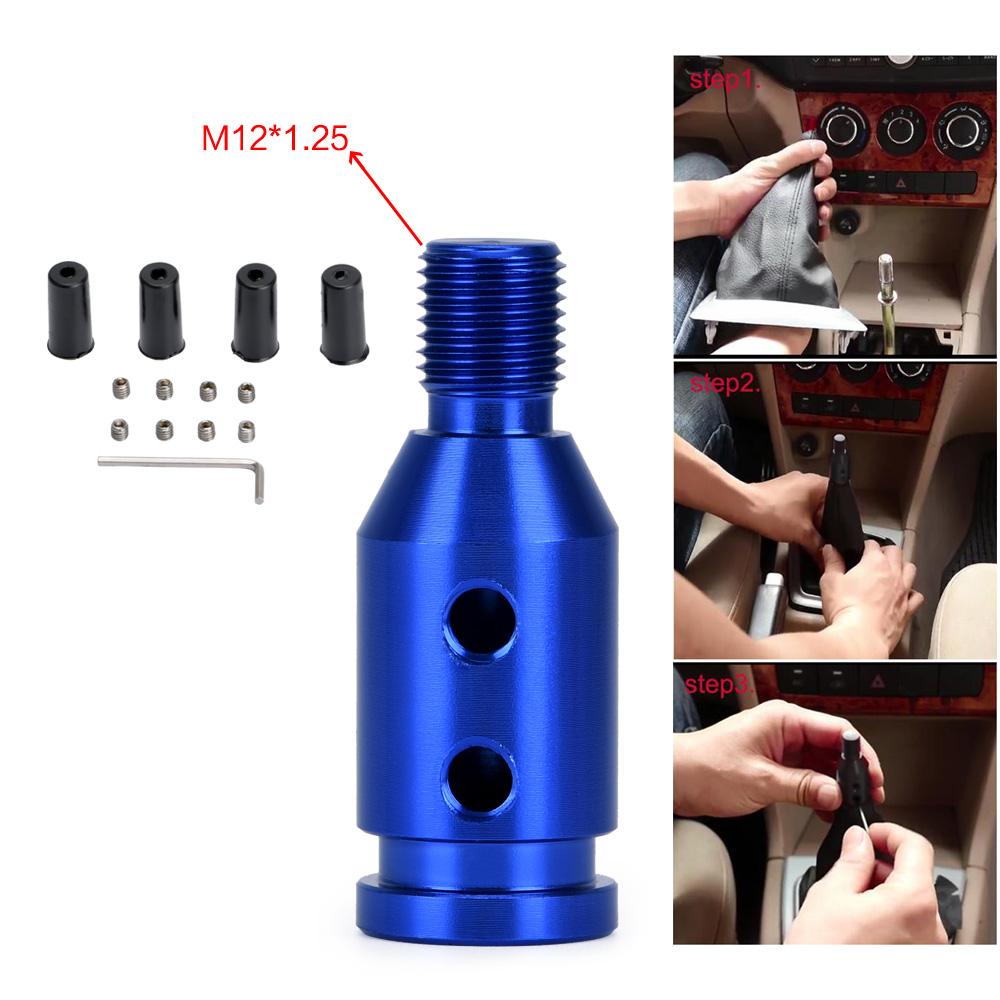 Universal växelspaksratt i aluminium för växelspaksadapter för icke gängade växlare för BMW Mini 4 färger