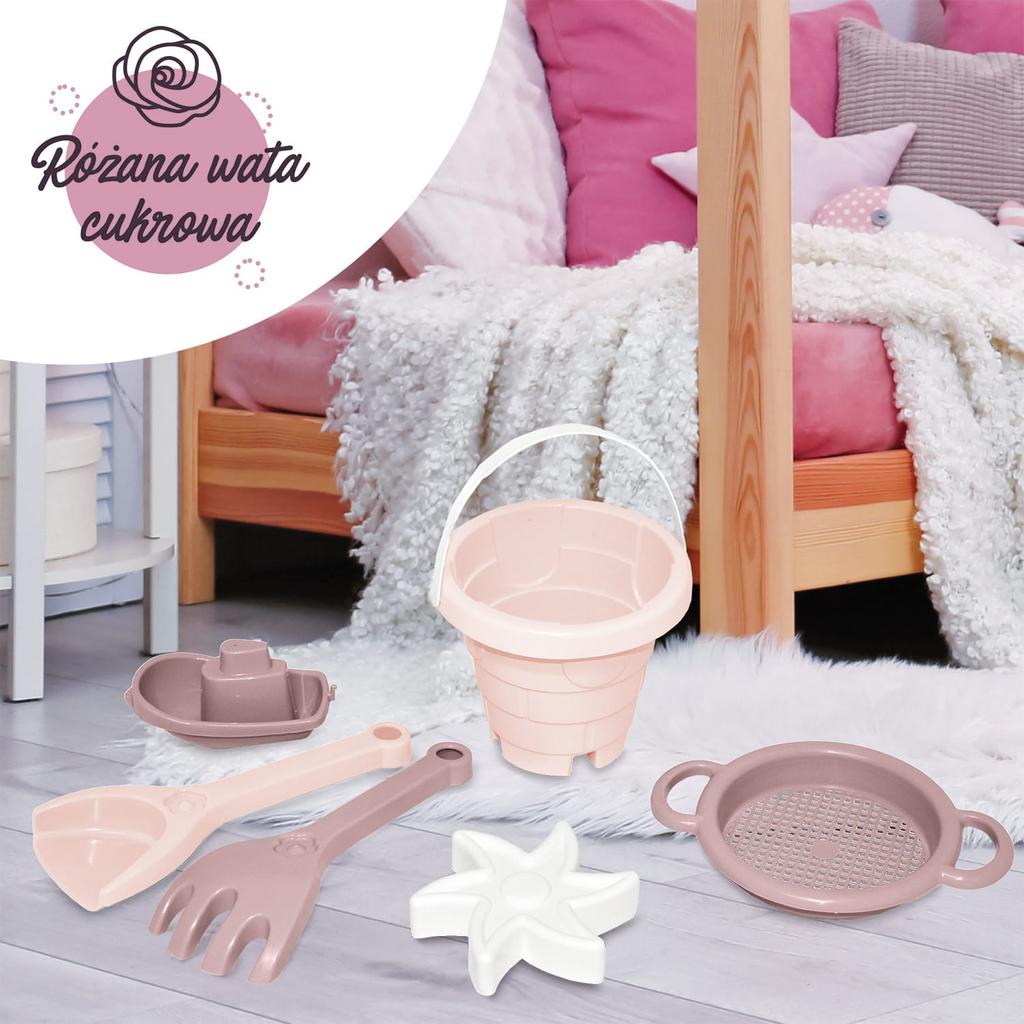 Rose Cotton Candy Castle Sand Set 41104