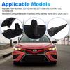1 Pair Front Bumper Grille Headlight Lower Trim Cover For Toyota Camry Se Xse 2018 2019 2020 2021 2022 5271306100 5271206100