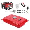 Red 5 Gallon Tank Generator 5 Gallon Gas Fuel Tanks Filter Cap Gauge Valve Petcock Universal For EC2500 Gasoline Engine Parts Galao
