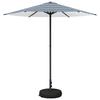Garden Umbrella with Base 230 X 230 Cm Polyester Rectangular