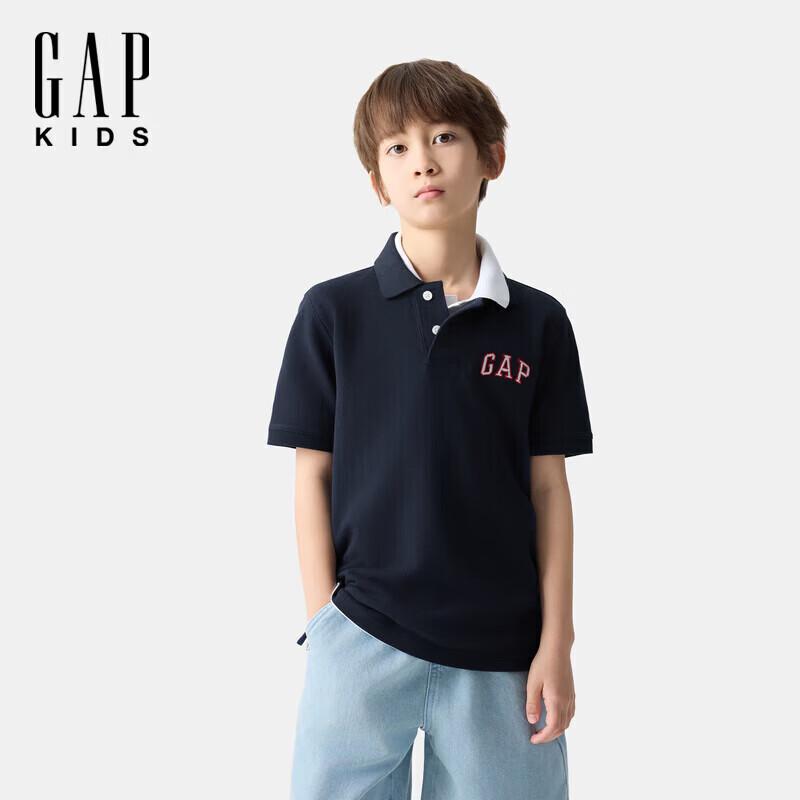Gap Boys' Classic Logo Cotton Piqué Polo Shirt