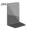 Decorative Stationery Gift for Readers 1 Pc Clear Bookend Heavy Book, Acrylic Book Shelf Organizer, Modern Dividers Library L Shaped Stopper