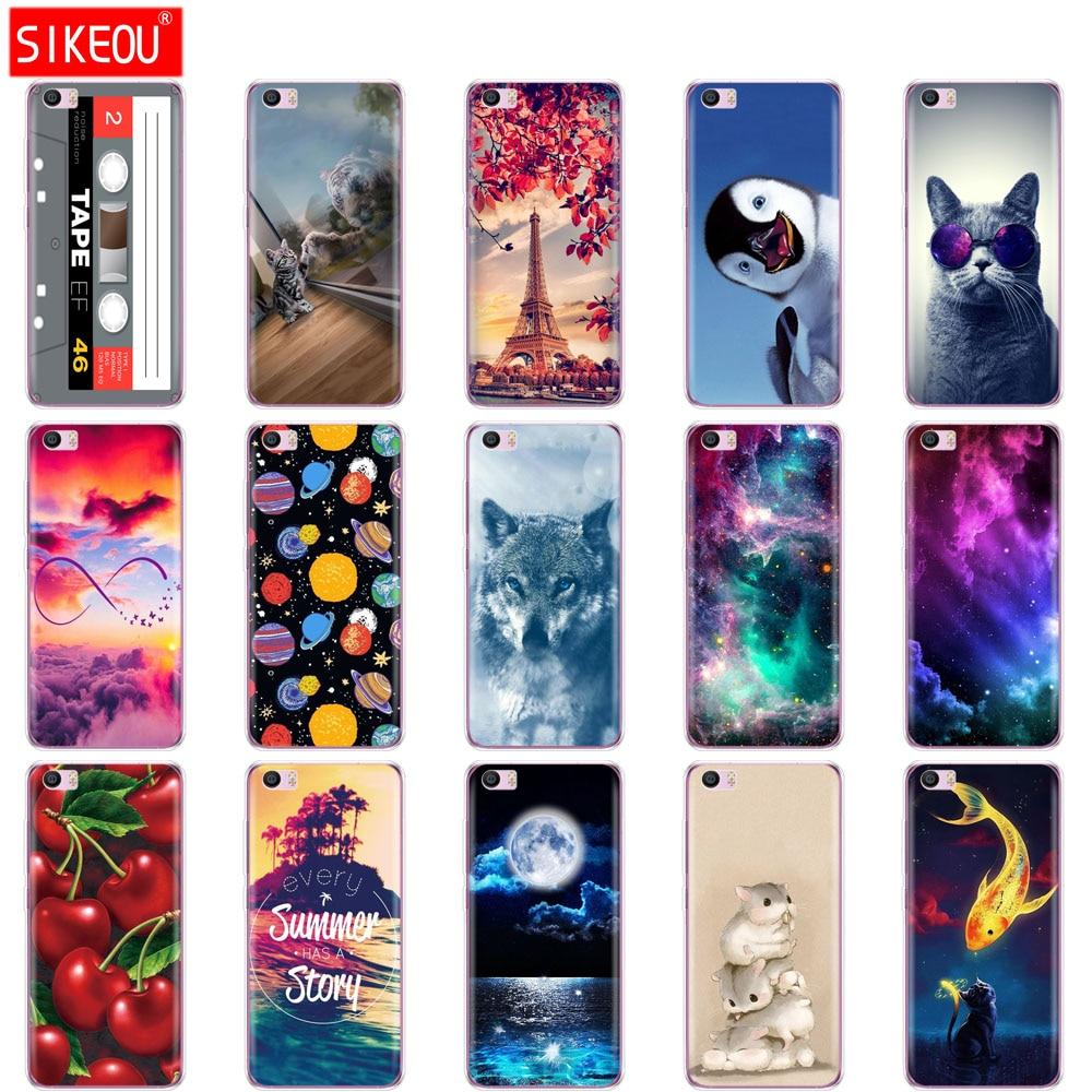 Case For Xiaomi Mi5 Mi 5 M5 Cases Cover Silicon Phone Housing On For Xiaomi Mi5 Mi 5 M5 Copa Coque Shockproof Tpu Cute Dog Cat