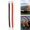 19CM 12V Battery Joiner Connector Lead Dc Wire 100 Amp Cable Lugs Red Black Positive/Negative Cable Car Accessories