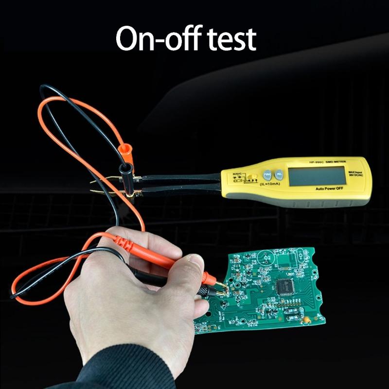 Digital Multimeter For Testing With LED Clip And Diode Detections Ideal For Circuit Board Repair And Craft Projects