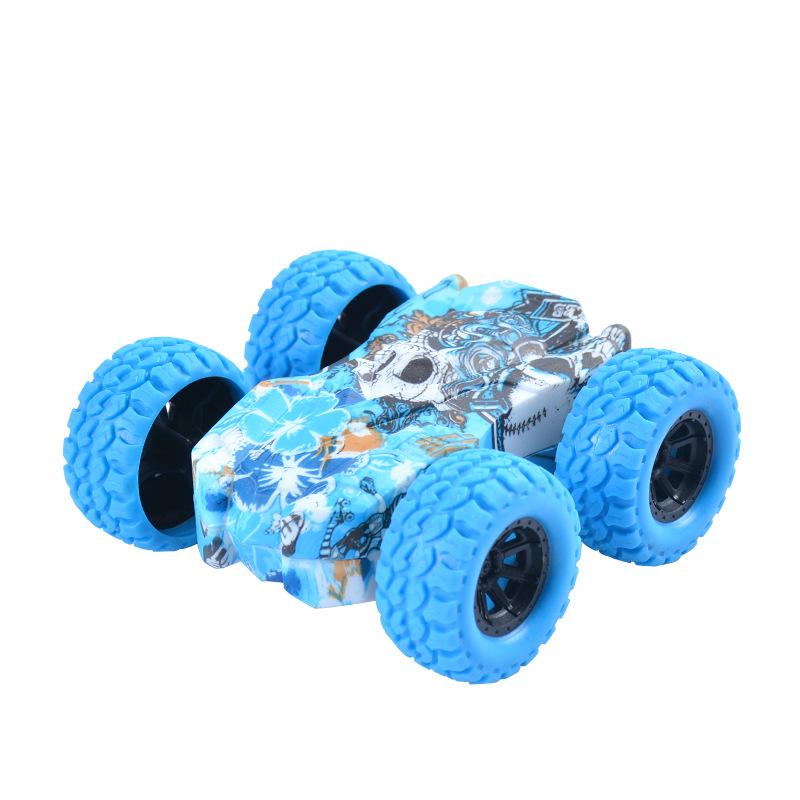 Cute Vehicle Toys Crashworthiness And Fall Resistance Safety Shatter-Proof Model Boy Funny Toy For Kids Double-Side Inertia Car