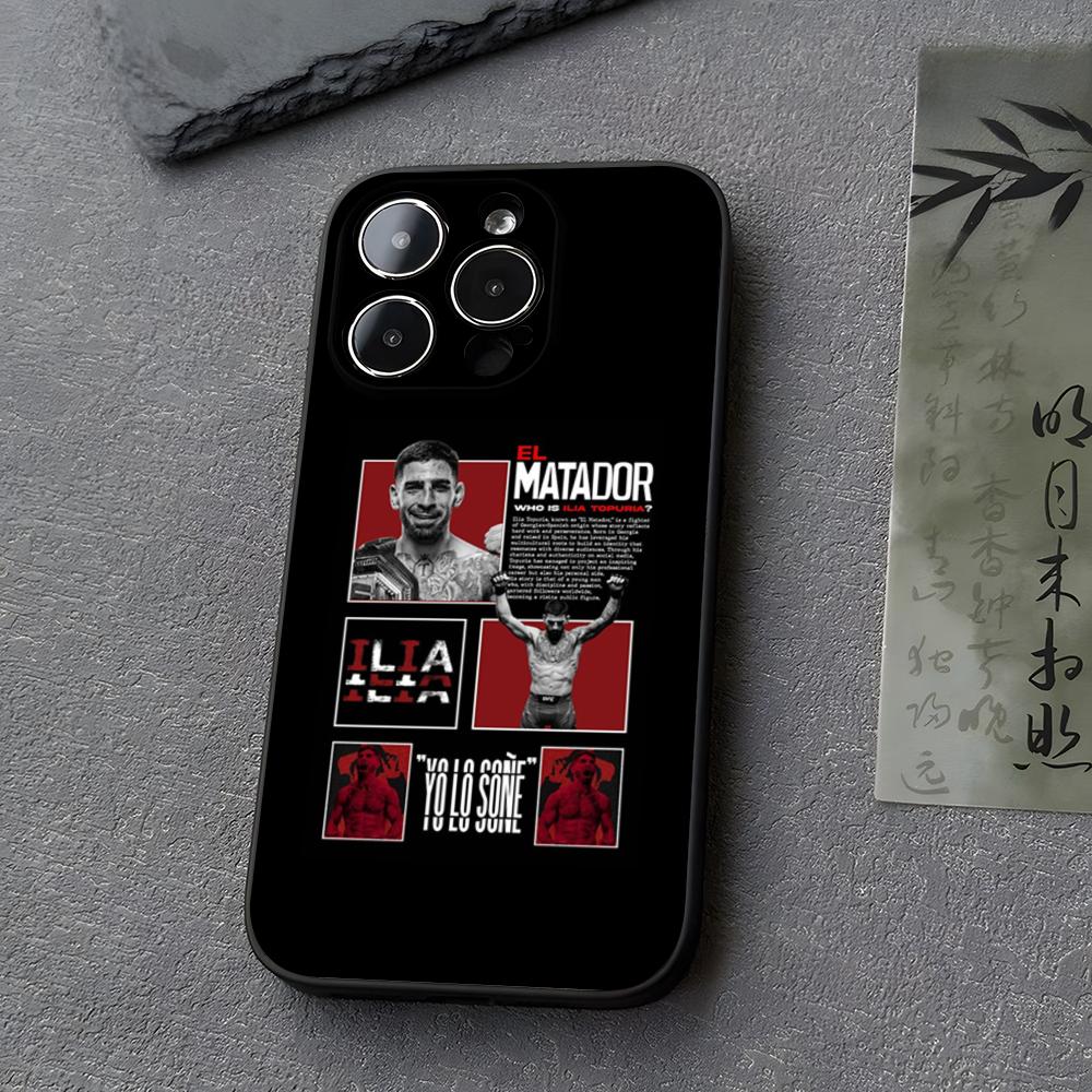 

Чехол для телефона бойца смешанных единоборств Илии Топурии Funda Для iPhone 13 17 16 11 15ProMax 14 12 Pro Xs Max Mini Xr X 7 8 6 6s Plus iPhone 11 Pro Max