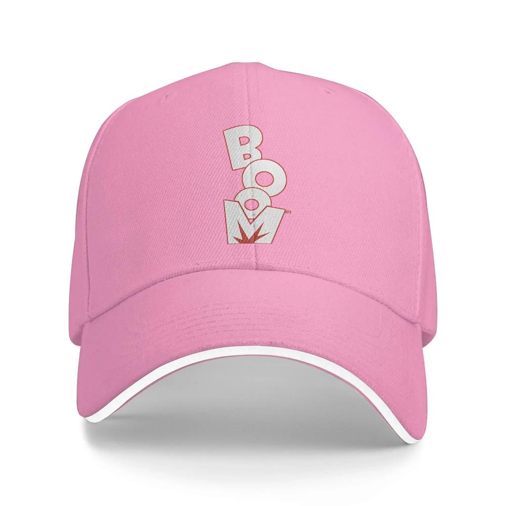Art Letter Printed Baseball Cap Boom Outdoor Sports Breathable Trucker Hat Unisex Men Classic Print Snapback Cap