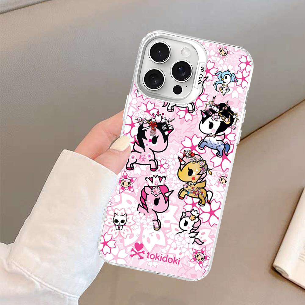 Japan Tokidoki Anime Phone Case For IPhone 16 15 14 13 12 11 Pro Max X XR XSMAX 8 7 Plus Matte Shockproof Back Cover