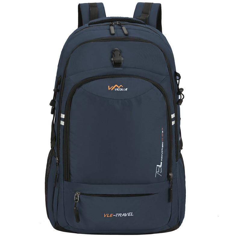 Capacity Large Zipper Schoolbag Outdoor Travel Bag Computer Unisex Backpack