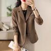Suit Short Casual Versatile Blazer Women's Spring and Autumn New Models Are Fashionable Temperament Loose Small Suit