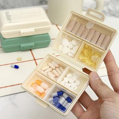 7 Grids Weekly Pill Organizer PP Large Capacity Tablets Container Separate Storage Moisture-Resistant Medicine Case Daily Use