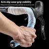 WEST BIKING YP0804082 1 Pair Road Bike Handlebar Tape Wear-Resistant Anti-Slip PU Wrapping Strap