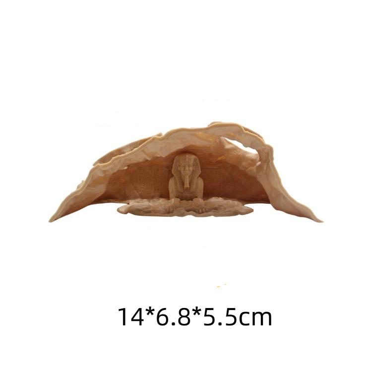 Fish Tank Underground Cave For Fish Shrimp Reptile Shelter Hiding Houses 3D Printing Tunnel Cave Landscaping Aqaurium Decoration