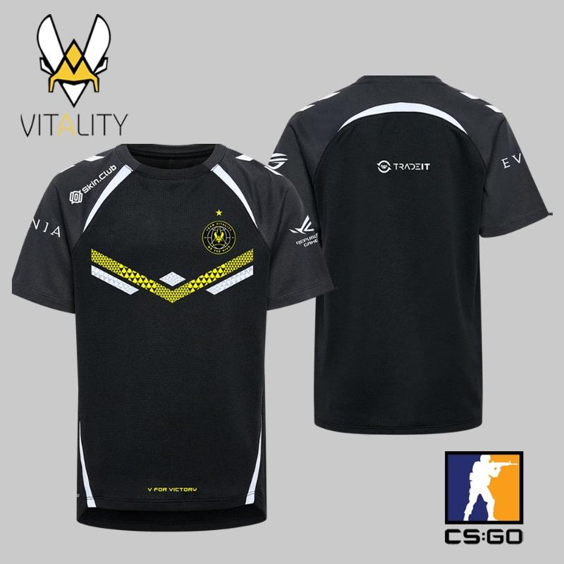 

2025 CS2 Кіберспортивна Команда Team Vitality Нью-Джерсі CSGO Мейджор Тренувальна Форма Геймерські Фанатські Кастомні Футболки Вуличні Оверсайз Топи S