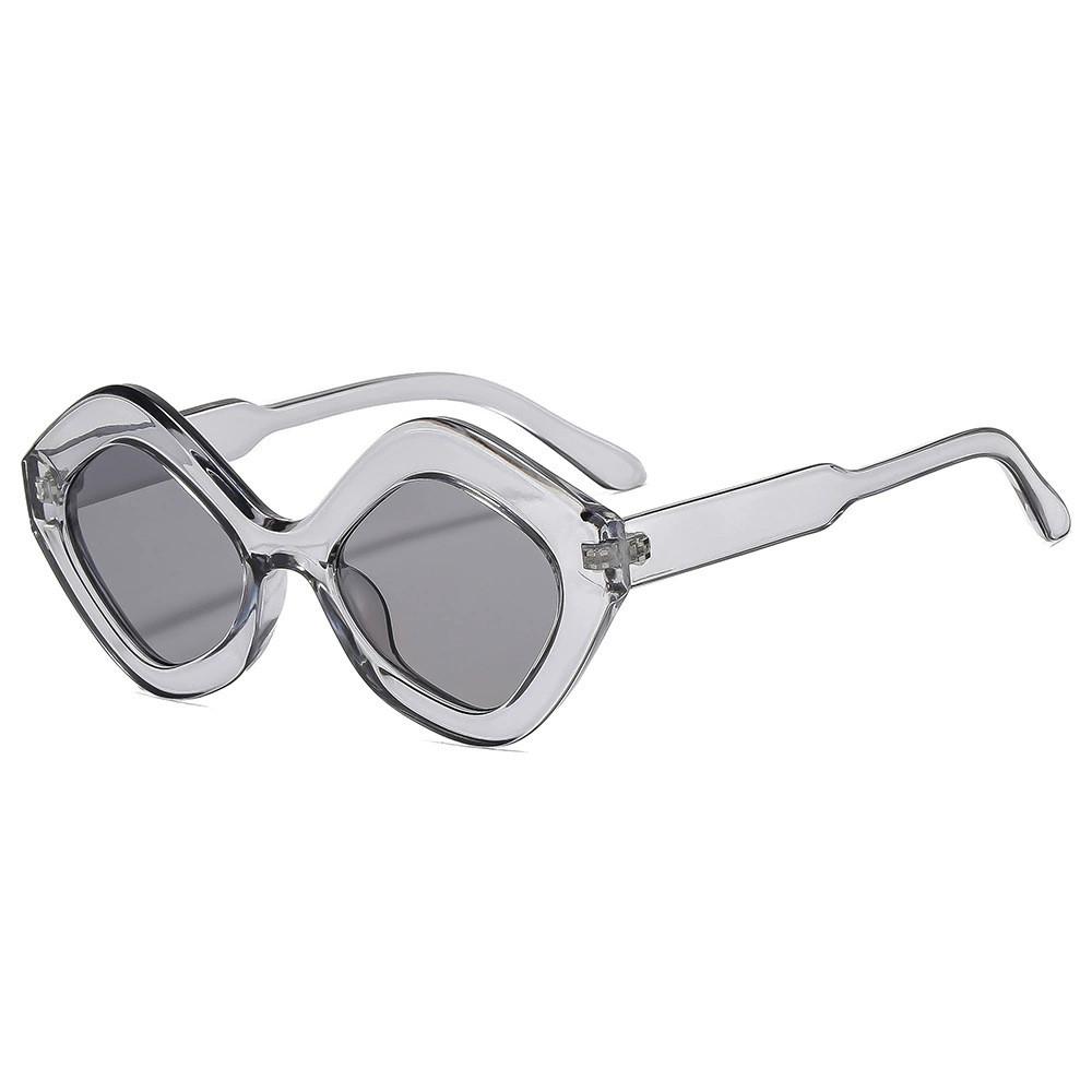 Vintage Cat Eye Big Frame Sunglasses With Uv Protection For Street Style And Parties