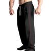Men's Hip Pop Pants Loose Casual Sports Wide-leg Pants Trend Printed Jogger Pants