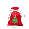 4 STÜCKE Tragbare Packbeutel Kordelzugbeutel Frohe Weihnachten Weihnachtsdekoration Weihnachts-Süßigkeitentüte Süßigkeiten Aufbewahrungsbeutel Partyzubehör
