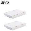 Self Stick Pencil Tray Under Desk Drawer Storage Box Hidden Stationery Organizer Stand For Pens Office Home Storage Organizer