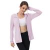 Women's UPF Sun Shirts  Jacket UV Zip Up Hoodie Long Sleeve Summer Ice Silk Outdoor With Pockets