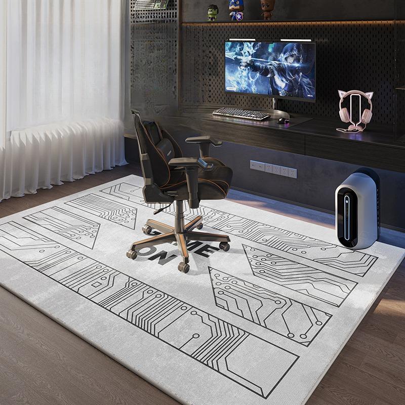 Fashion Esports Luxury Carpet Living Room Sofa Bedroom Bedside Study Entrance Floor Mat Non-slip Home Decor Modern Rug
