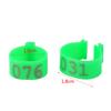 Bird Leg Rings Poultry Leg Bands 6Colors /Bag 16MM 001-100 Numbered Plastic Poultry Chickens Ducks Goose Leg Bands Rings