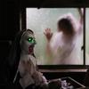 Maschera luminosa suora valak nun horror costume halloween croce led