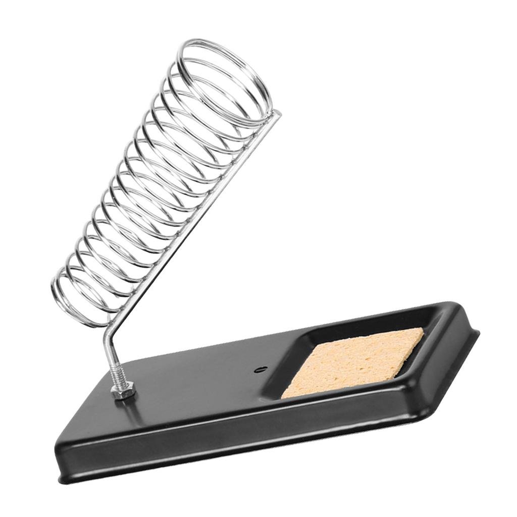 Soldering Iron Stand Portable Holder Soldering Tin Stand Welding Cleaning Sponge Electric Soldering Iron Accessories