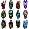 12pcs Temporary Tattoo Skull Designs Waterproof Long-lasting Body Stickers Skeleton Figures Realistic Temporary Tattoos For