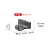 For Mercedes Benz C GLC W205 W253 Handle Curtain Hook Handle Buckle Fixing Clip Sunshade Hook Locking Pad Car Rear Shade Curtain