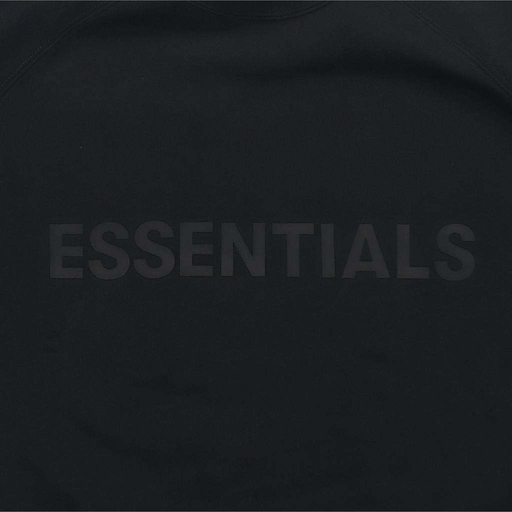 Fear of God Essentials SS20 Long Sleeve Sweatshirt 'Black' Men's FOG-SS20-295