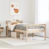 Senior Bed with Headboard 75 X 190 Cm Solid Pine Wood